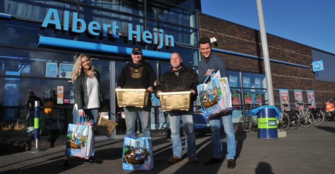 Vinders gouden winkelmandjes in de prijzen