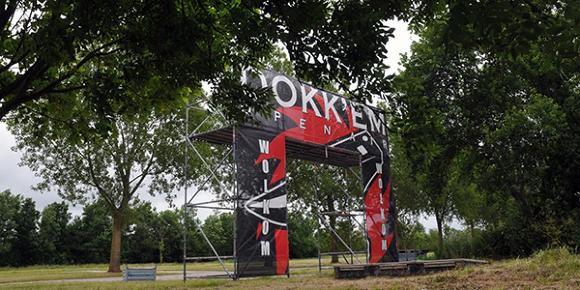 Voorbereidingen Dokk'em open air in volle gang