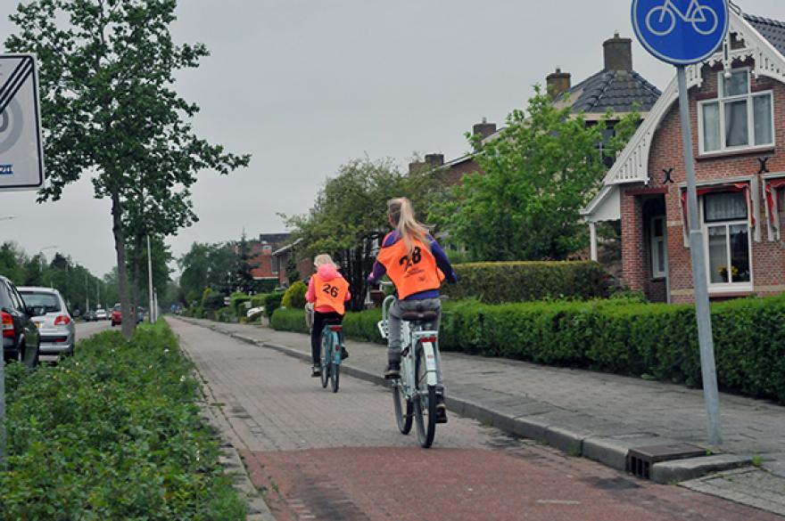 Scholieren krijgen les in verkeersveiligheid