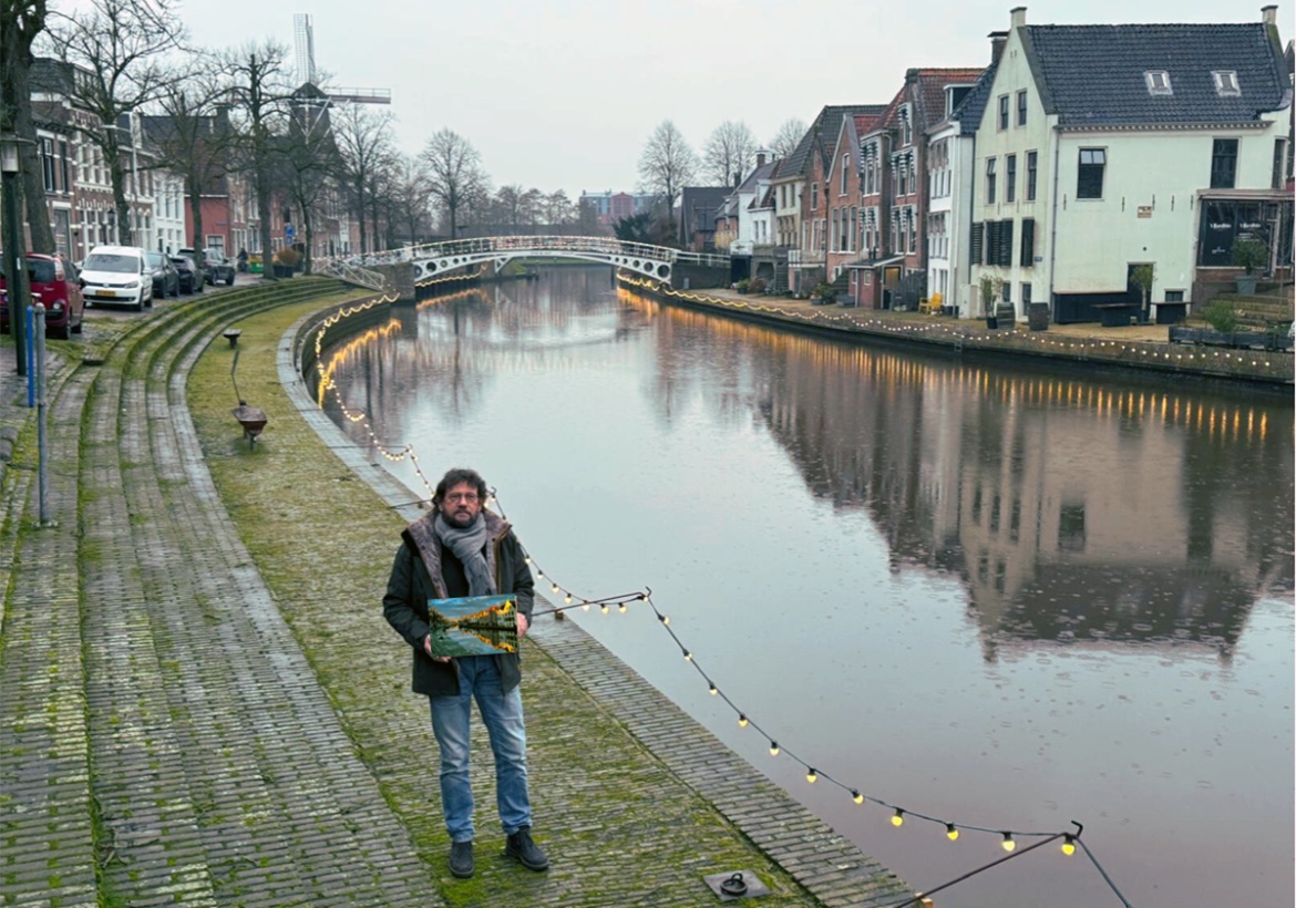 Derde winnaar #intlicht-actie wint met sfeervolle foto van centrum Dokkum