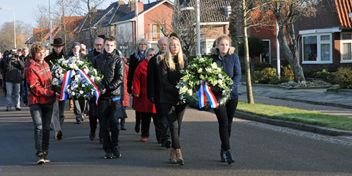 Zeventigste herdenking van massamoord Woudweg