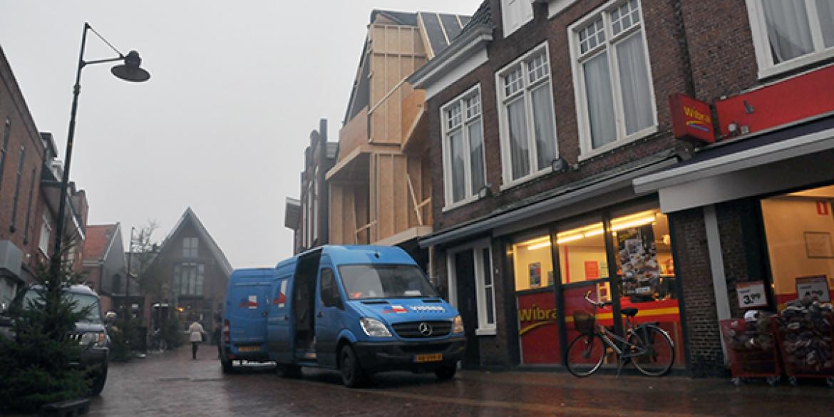 Brandgat in binnenstad alweer deels gedicht