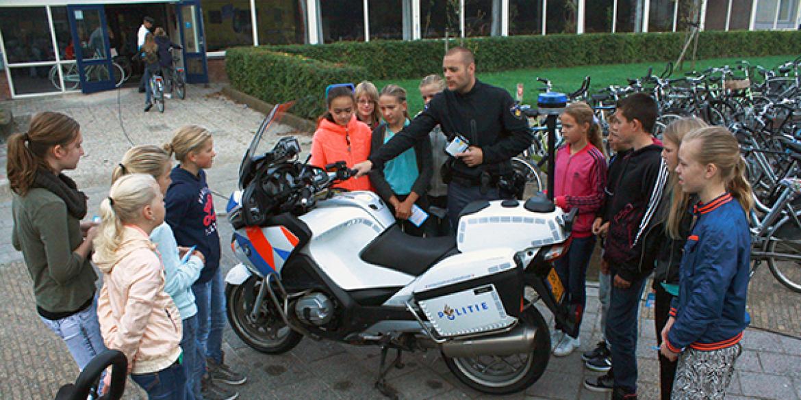 Fietscontroles voor Brugklassers Dockinga College