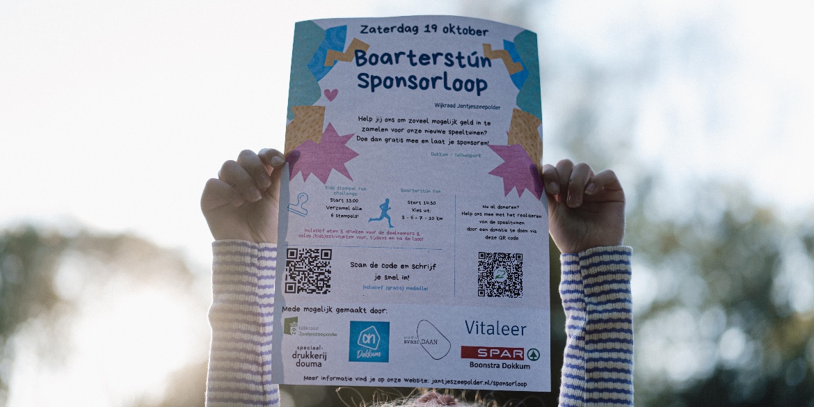 Jantjeszeepolder organiseert sponsorloop voor nieuwe speeltuinen