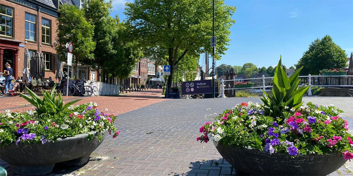 Diepswal Boulevard in Dokkum langer autovrij