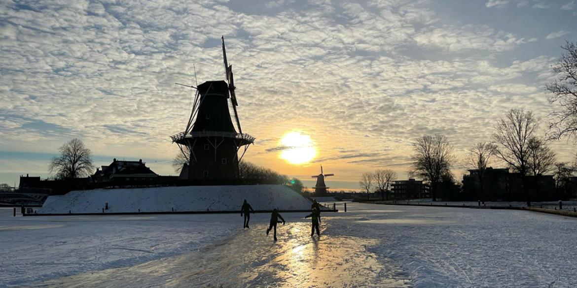 Dokkum geniet met volle teugen van winterweer