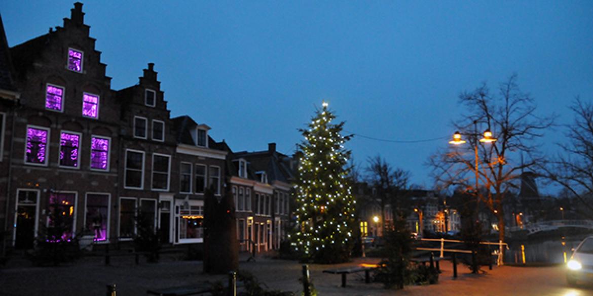 Kerstwensboom zaterdag opnieuw in het licht op De Zijl