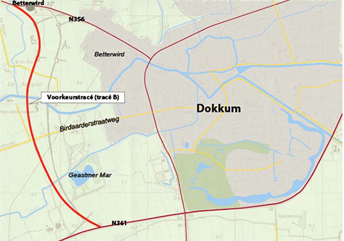 Westelijke Rondweg Dokkum weer volop op agenda