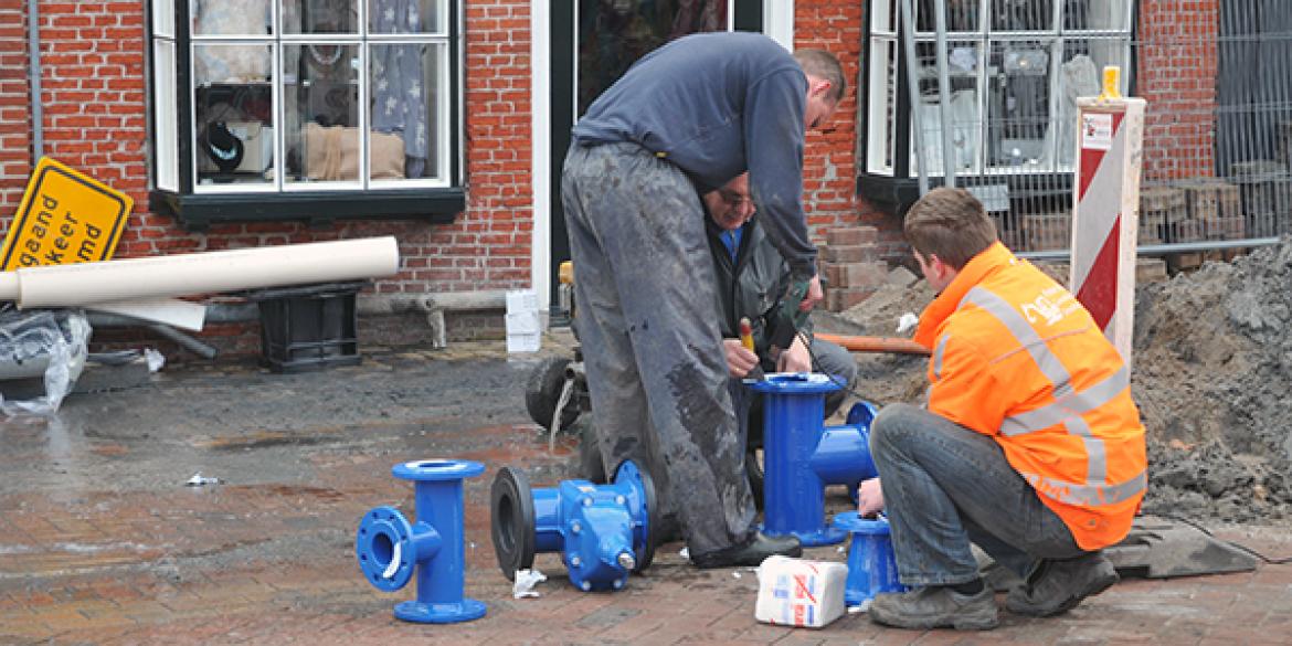 Binnenstad een dag deels zonder water: horeca deels dicht