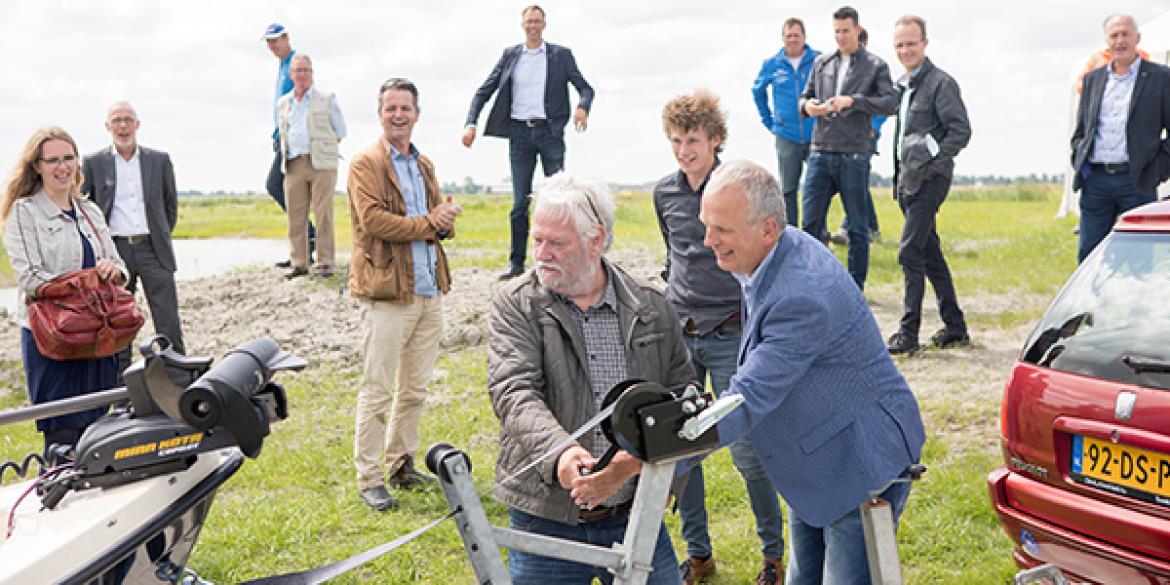 Trailerhelling en vissteigers Súd Ie officieel opgeleverd