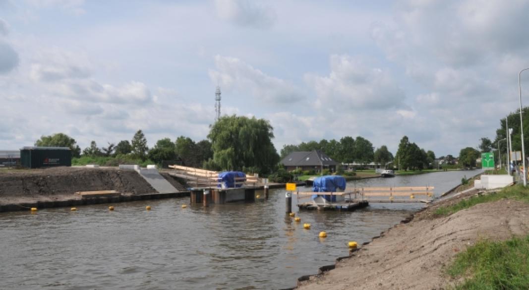 Aanbruggen fietsbrug volgende week geplaatst