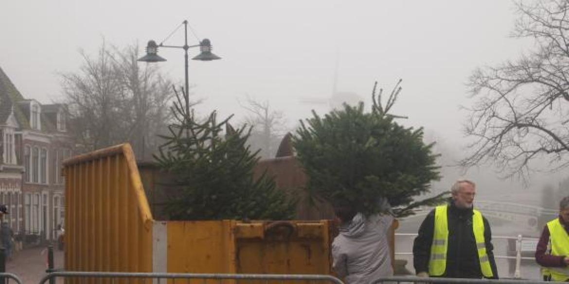 Kerstbomenactie op de Zijl