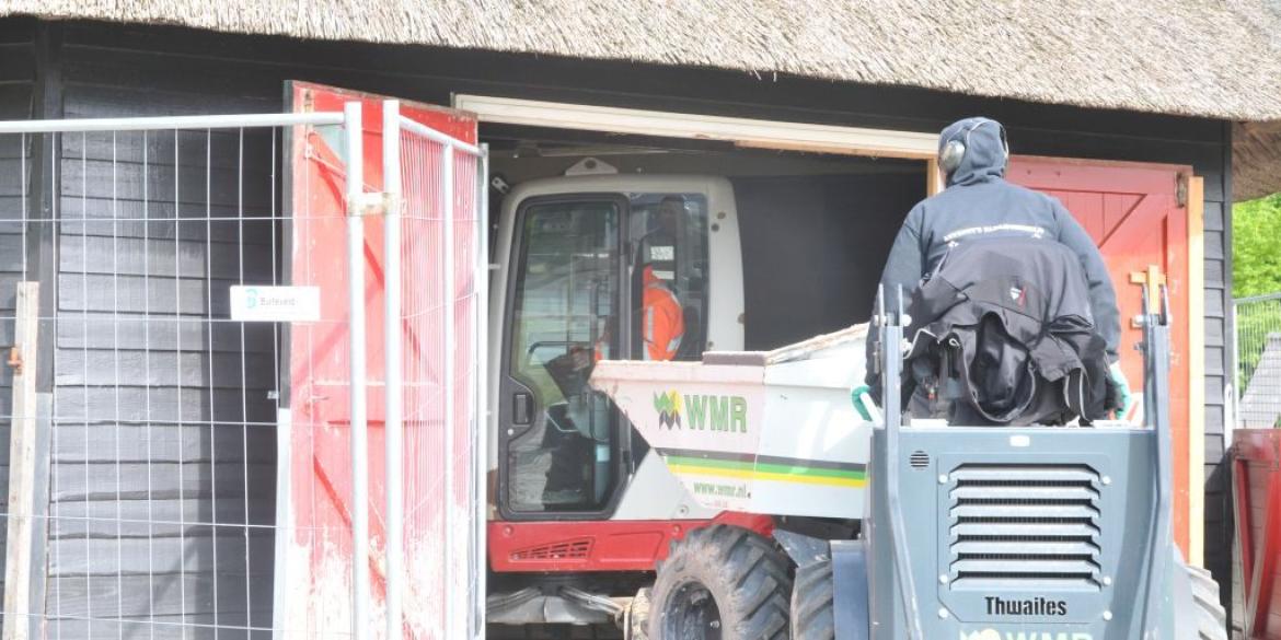 Verbouwing kinderboerderij in volle gang