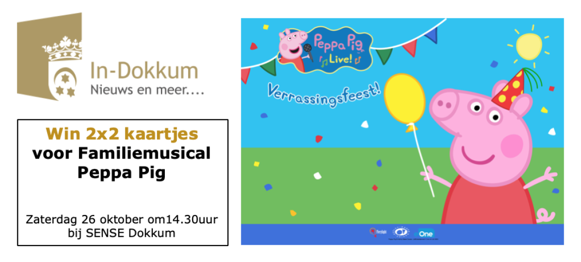 Win kaarten voor: Familiemusical Peppa Pig