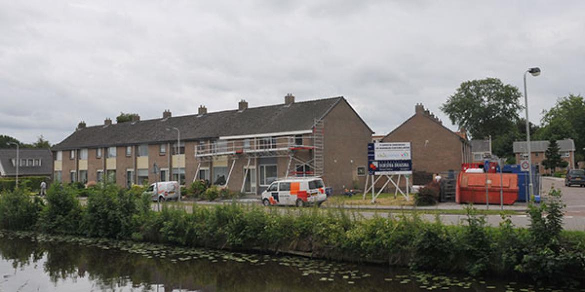 Onderhoud woningen Fonteinslanden in volle gang