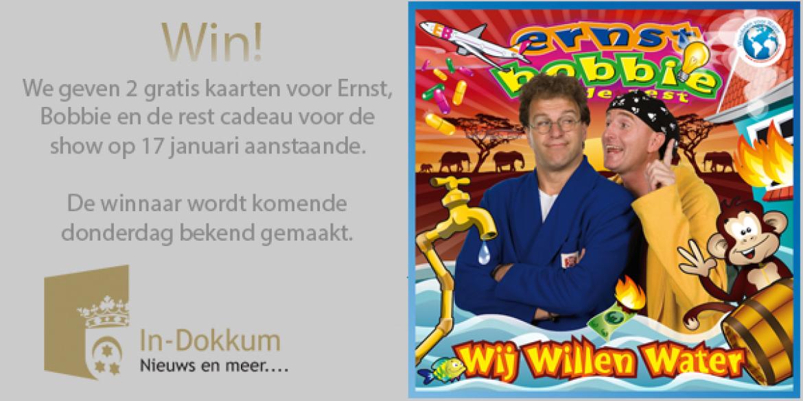 Win 2 gratis kaarten voor Ernst, Bobbie en de rest