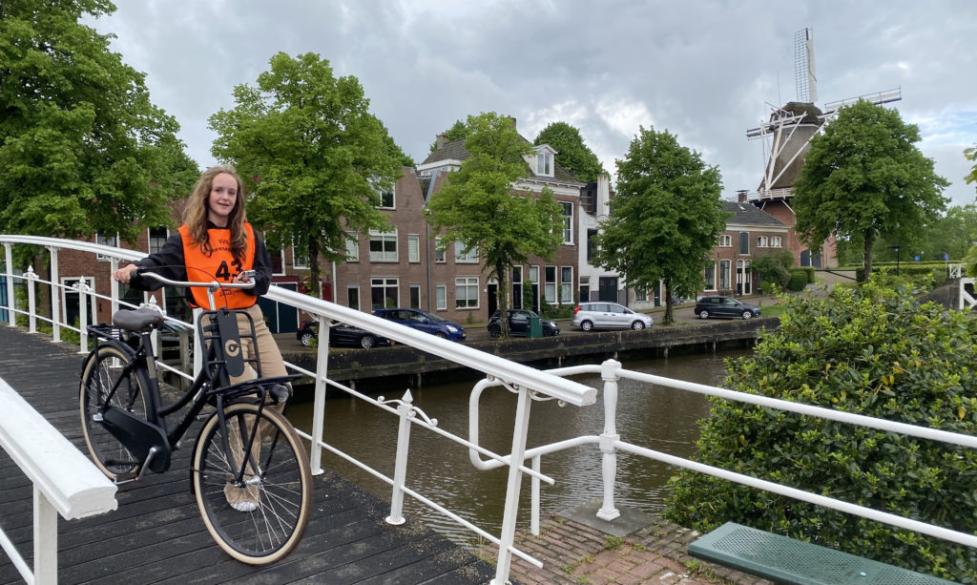 Basisschoolleerlingen doen Praktisch Verkeersexamen