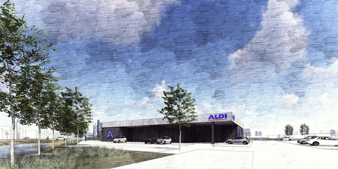 Aldi Dokkum wil honderd meter verhuizen