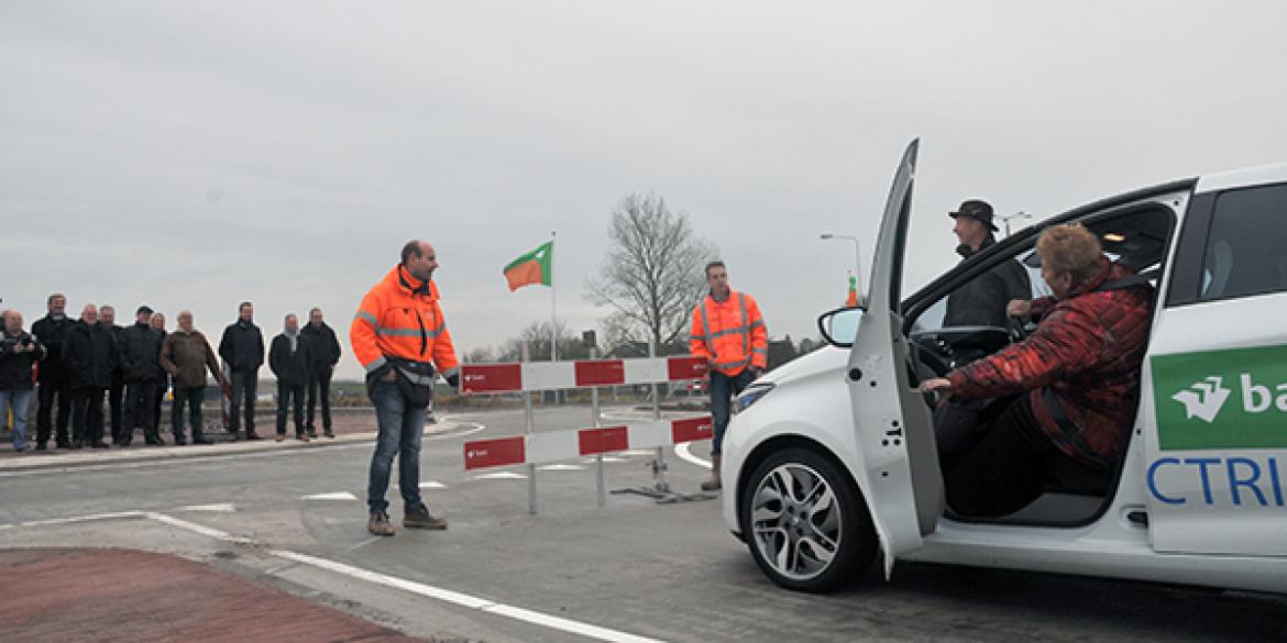 Kluifrotonde bij Dokkum open voor verkeer