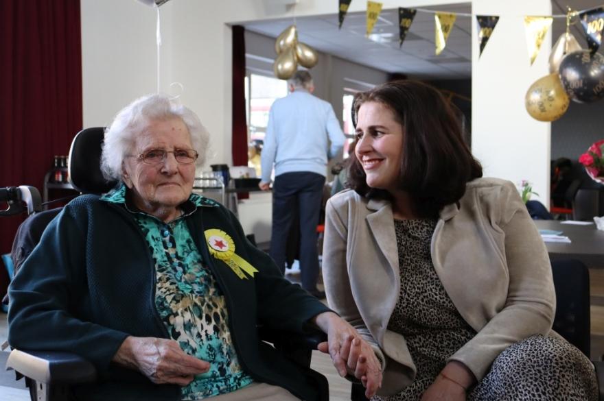 Mevrouw Wiersma-vd Meulen 100 jaar