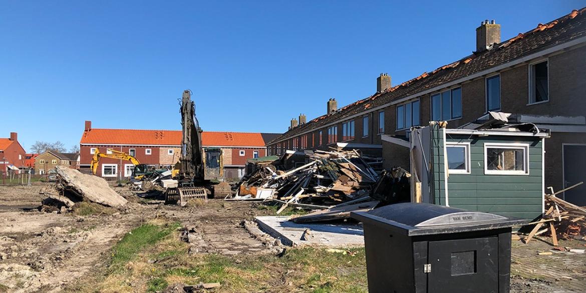 Laatste deel Hoedemakerspolder gesloopt en gebouwd