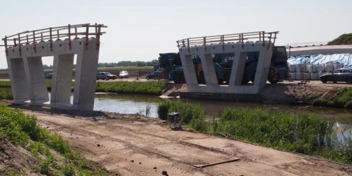 Viaduct Dokkum krijgt al aardig gestalte