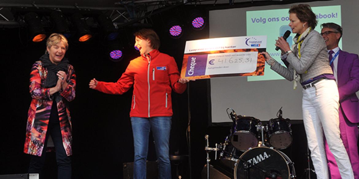 Samenloop voor Hoop levert ruim 40.000 euro op voor KWF