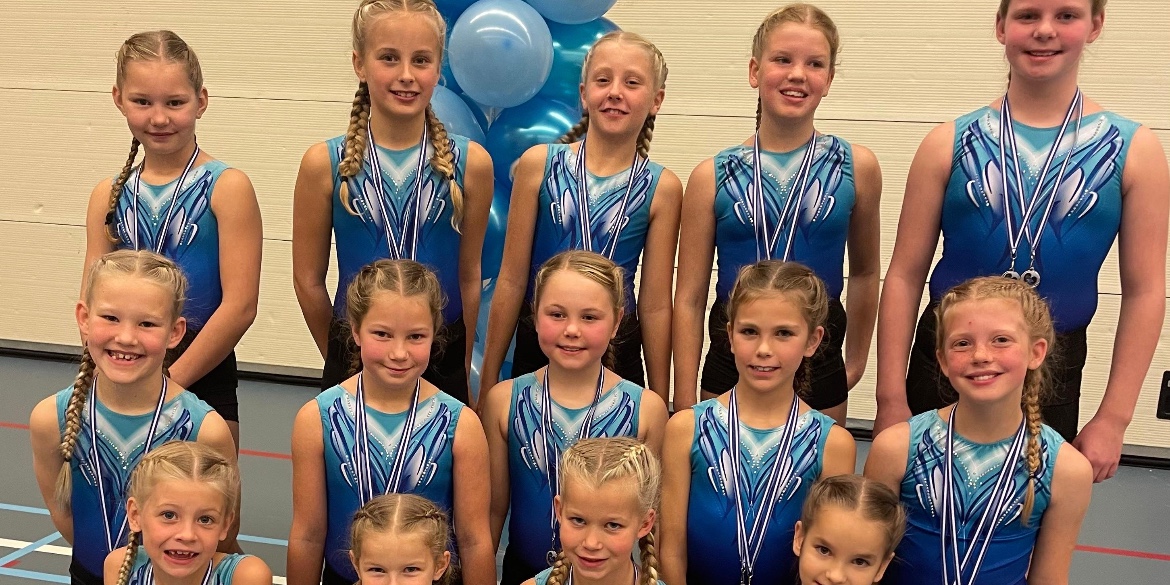 GYM Academy Dokkum start seizoen met twee Friese titels