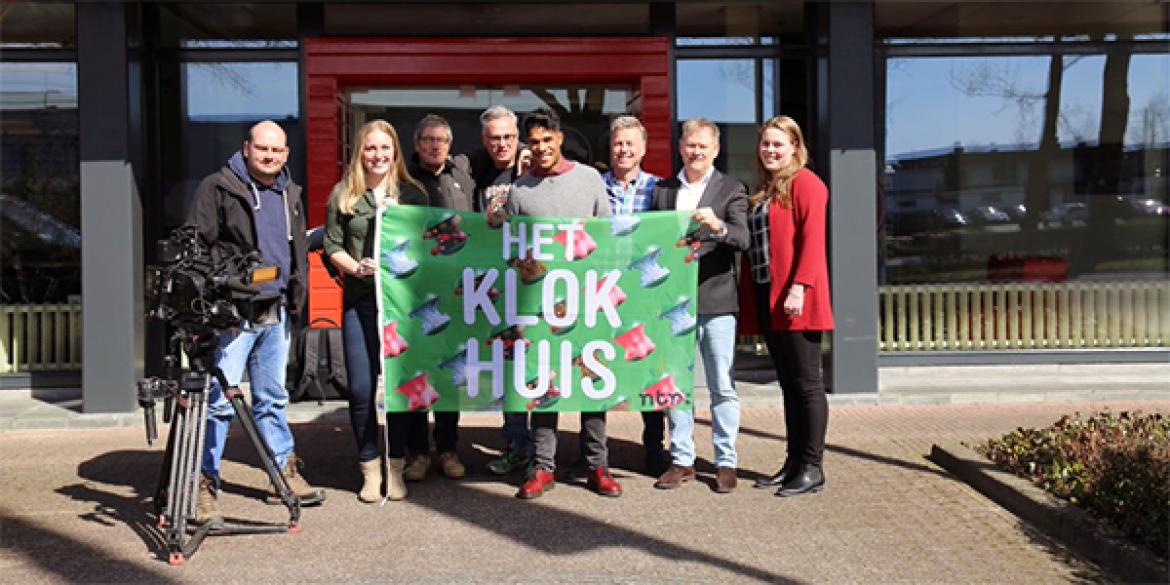 Klokhuis maakt opnames bij DVC in Dokkum