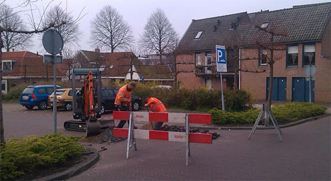 Voorzichtig begin met herinrichting Dockumer Sluys