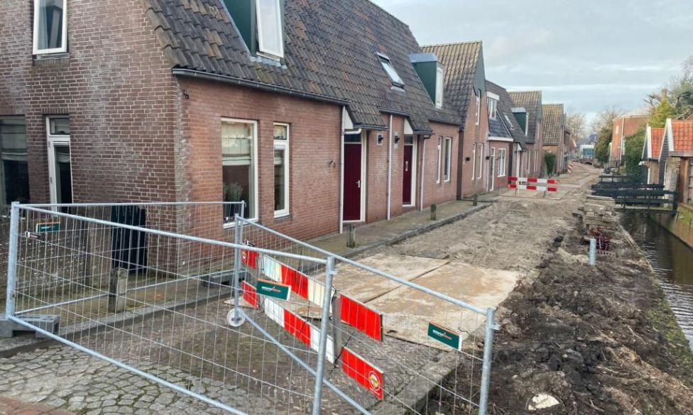 Werkzaamheden Westersingel in volle gang