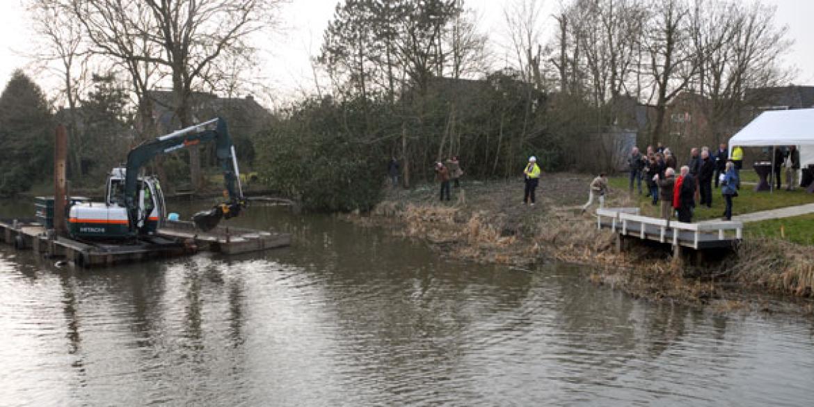 Baggerwerkzaamheden aan Sud Ie en Stadgrachten gestart