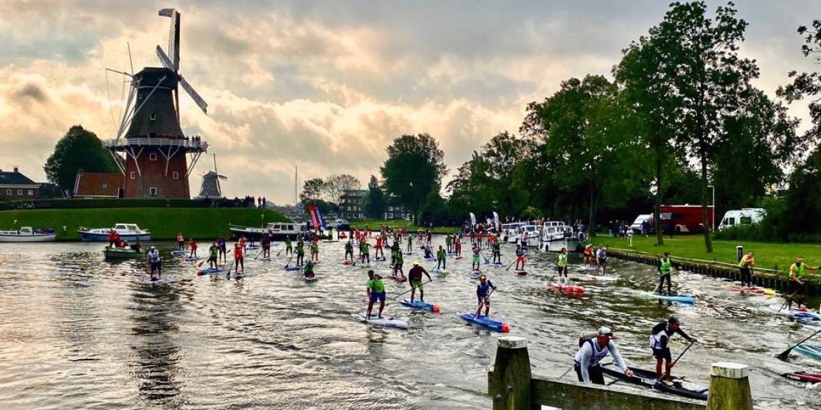 Laatste etappe van de Sup11 City Tour gestart vanuit Dokkum