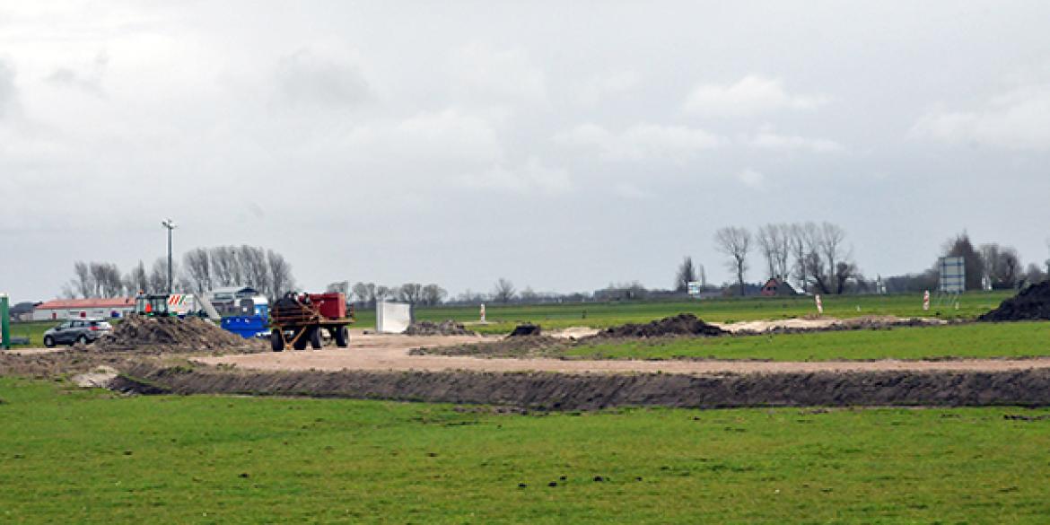 Nieuwe wegen noordoost Dokkum worden zichtbaar