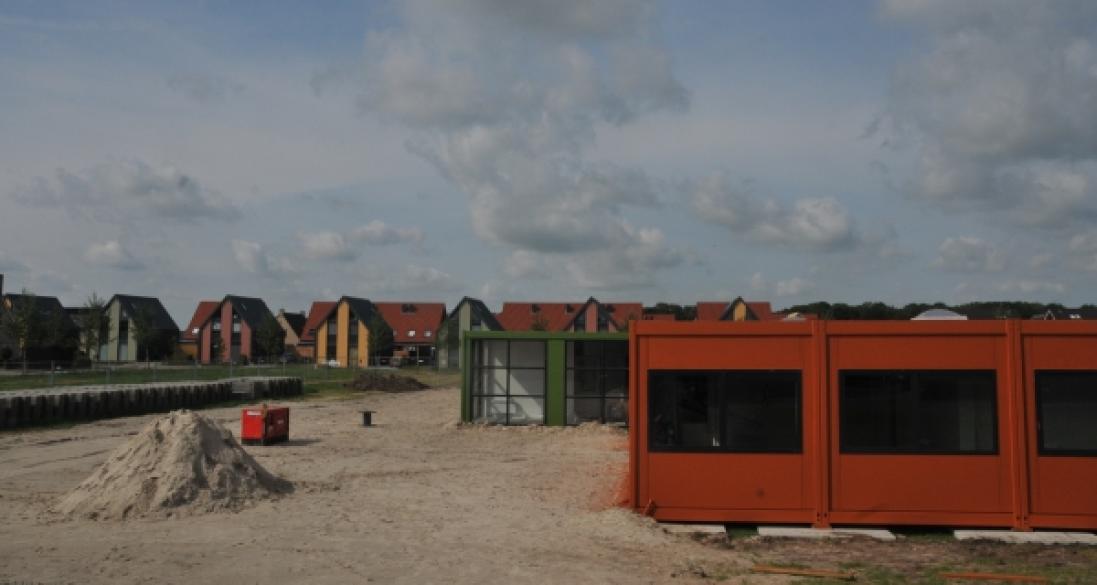 Nieuwbouw school Trije Terpen in volle gang