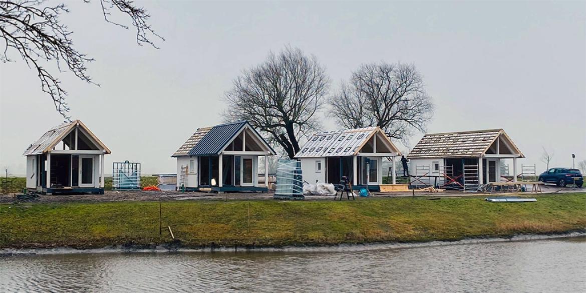 Nieuwe Tiny Houses bij Dokkum krijgen vorm