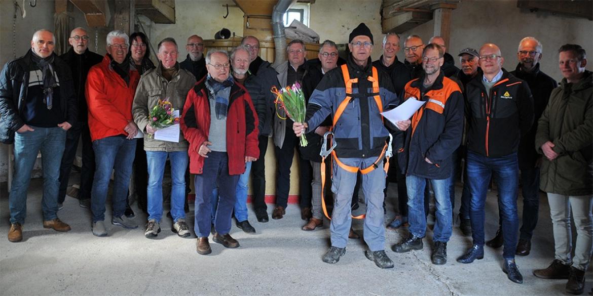 Molenaars geïnstrueerd over valbeveiliging in Dokkum