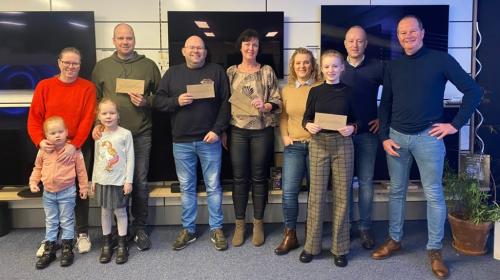 Winnaars zesde trekking Eindejaarsloterij Dokkum bekend