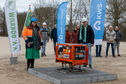 Start aanleg kunstgrasveld in Harddraverspark