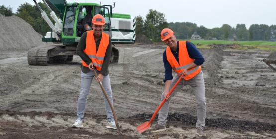 Eerste werkzaamheden verricht aan nieuwbouwwijk Noarderstek in Dokkum